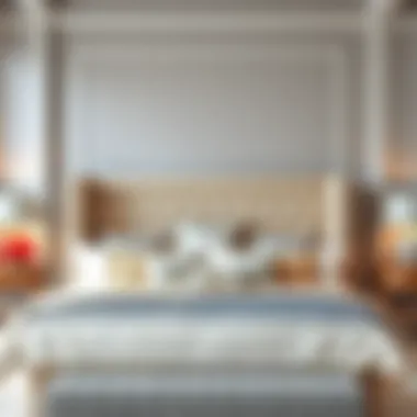 Luxurious Upholstered King Headboard in Modern Design Luxurious upholstered king headboard in a modern bedroom